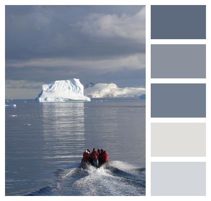 Antarctic Icebergs Southern Ocean Image